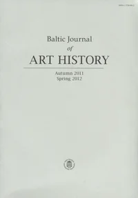 Baltic Journal of Art History. Autumn 2011. Spring 2012. Helmi Üprus 100