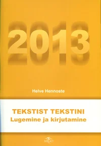 Tekstist tekstini 2013