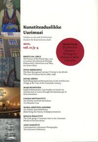 Kunstiteaduslikke uurimusi 2012/3-4