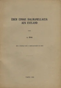 Über einige Dalmanellacea aus Estland