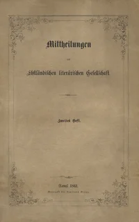 Mittheilungen der Ehstländischen literärischen Gesellschaft
