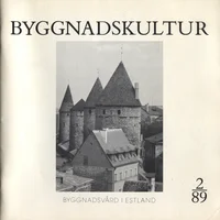 Byggnadskultur 2/89
