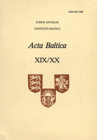 Acta Baltica