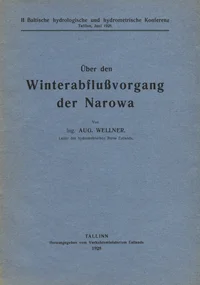Über den Winterabflußvorgang der Narowa