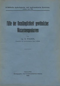 Fälle der Unzulänglichkeit gewöhnlicher Wassermengekurven
