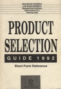 Product selection guide 1992