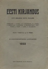 Eesti Kirjandus 1922