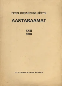 Eesti Kirjanduse Seltsi aastaraamat