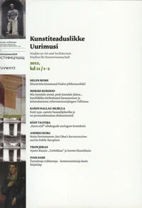 Kunstiteaduslikke uurimusi 2012/1-2