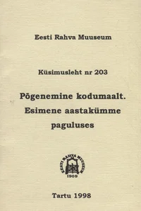 Põgenemine kodumaalt. Esimene aastakümme paguluses