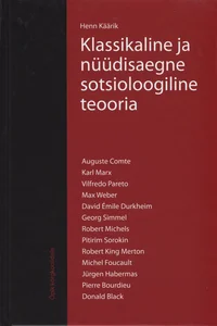 Klassikaline ja nüüdisaegne sotsioloogiline teooria