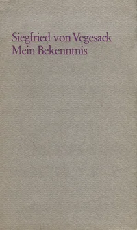 Mein Bekenntnis