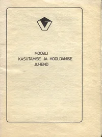 Mööbli kasutamise ja hooldamise juhend