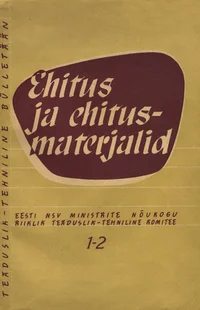 Ehitus ja ehitusmaterjalid