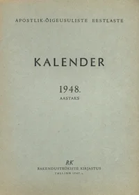 Apostlik-õigeusuliste eestlaste kalender 1948. aastaks