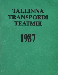 Tallinna transpordi teatmik 1987