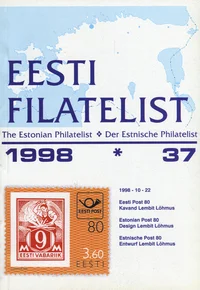 Eesti Filatelist 37, 1998