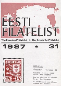 Eesti Filatelist 31, 1987
