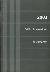 Välisministeeriumi aastaraamat 2003