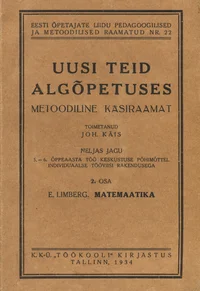 Uusi teid algõpetuses