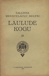 Tallinna Meestelaulu Seltsi laulude kogu