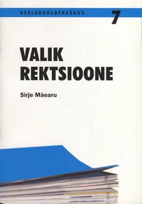 Valik rektsioone