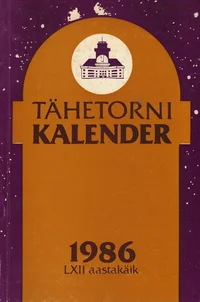 Tartu Tähetorni kalender 1986. aastaks