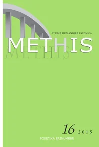 Methis. Studia humaniora Estonica 2015/16