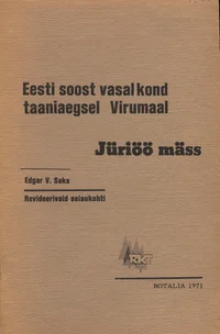 Eesti soost vasalkond. Jüriöö mäss