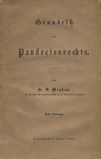Grundriss des Pandectenrechts