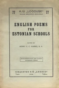 English poems for Estonian schools