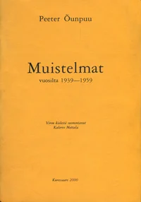 Muistelmat vuosilta 1939-1959