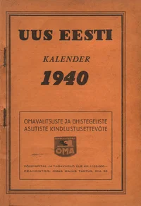 Uus Eesti kalender 1940