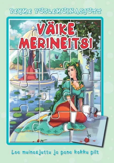 Väike merineitsi - Gerda Kroom, Hans Christian Andersen (Odamees, 2015). Kaanepilt kujutab merehaldjatari rohelises kleidis, kes istub vee ääres loodusmaastikul paatide ja taimestiku taustal. Pilt on kujundatud pusletükkideks jagatuna, kasutades erksaid, lapselikke illustratsioone.