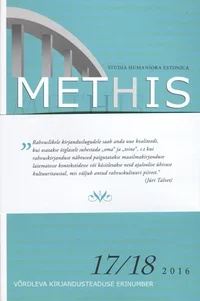 Methis. Studia humaniora Estonica 2016/17-18