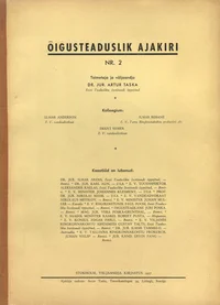 Õigusteaduslik Ajakiri