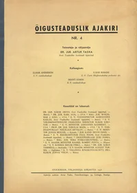 Õigusteaduslik Ajakiri