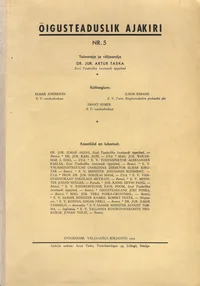 Õigusteaduslik Ajakiri
