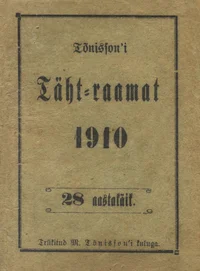 Tõnissoni Täht-raamat 1910