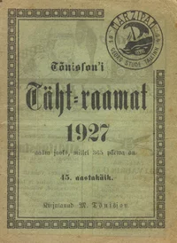Tõnissoni Täht-raamat 1927