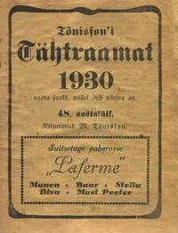 Tõnissoni Täht-raamat 1930