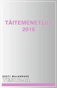 Täitemenetlus 2016