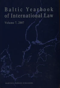 Baltic yearbook of international law