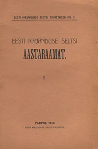 Eesti Kirjanduse Seltsi aastaraamat