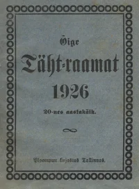 Õige Täht-raamat 1926