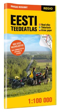 Regio Eesti teede atlas 2018-2019 1:100 000