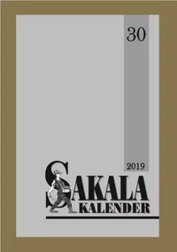 Sakala kalender 2019
