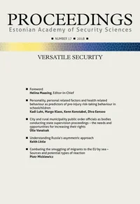 Proceedings of Estonian Academy of Security Sciences 2018/17