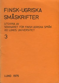 Finsk-ugriska småskrifter
