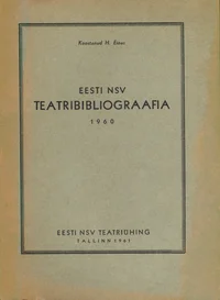 Eesti NSV teatribibliograafia 1960